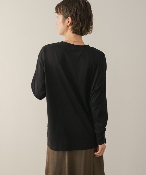Bou Jeloud（ブージュルード）の「レオパードパネルロゴプルオーバー（Tシャツ/カットソー・レディース・ブラック/モカ・FREE）」の21枚目の写真