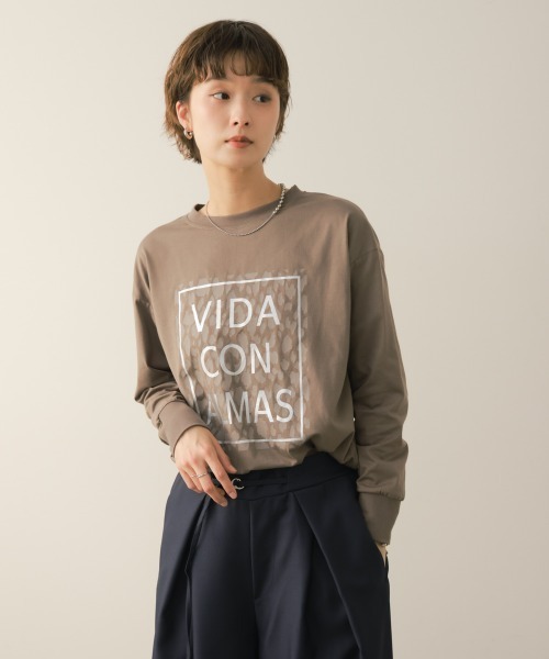 Bou Jeloud（ブージュルード）の「レオパードパネルロゴプルオーバー（Tシャツ/カットソー・レディース・ブラック/モカ・FREE）」の14枚目の写真