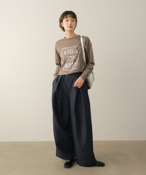 Bou Jeloud（ブージュルード）の「レオパードパネルロゴプルオーバー（Tシャツ/カットソー・レディース・ブラック/モカ・FREE）」の15枚目の写真