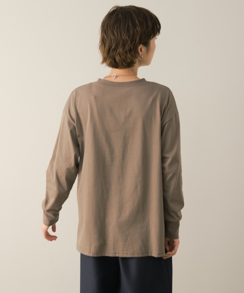 Bou Jeloud（ブージュルード）の「レオパードパネルロゴプルオーバー（Tシャツ/カットソー・レディース・ブラック/モカ・FREE）」の12枚目の写真