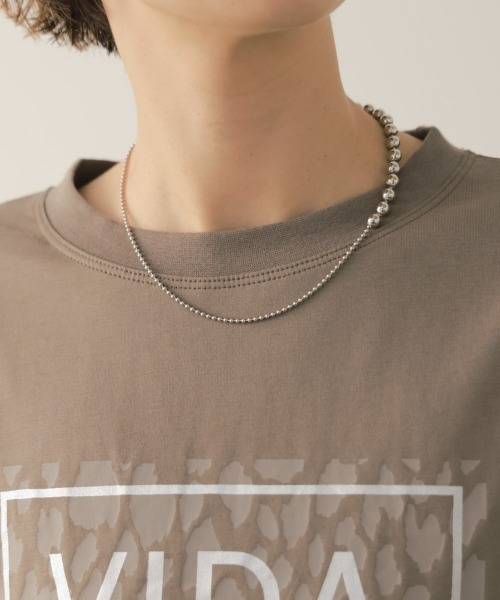 Bou Jeloud（ブージュルード）の「レオパードパネルロゴプルオーバー（Tシャツ/カットソー・レディース・ブラック/モカ・FREE）」の9枚目の写真