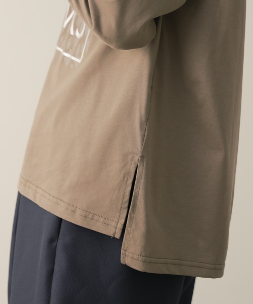Bou Jeloud（ブージュルード）の「レオパードパネルロゴプルオーバー（Tシャツ/カットソー・レディース・ブラック/モカ・FREE）」の5枚目の写真