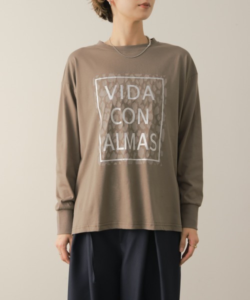 Bou Jeloud（ブージュルード）の「レオパードパネルロゴプルオーバー（Tシャツ/カットソー・レディース・ブラック/モカ・FREE）」の6枚目の写真
