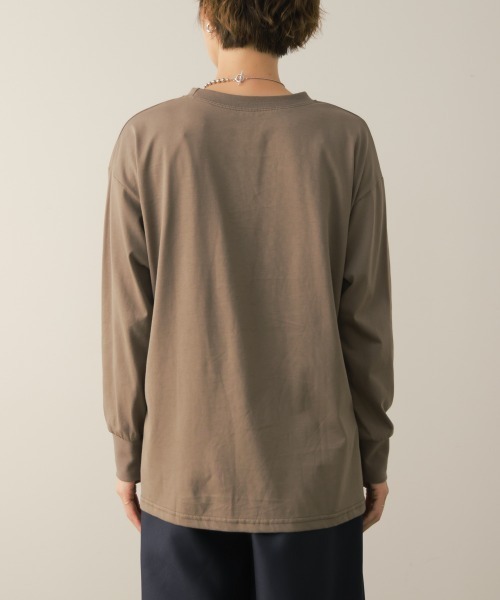 Bou Jeloud（ブージュルード）の「レオパードパネルロゴプルオーバー（Tシャツ/カットソー・レディース・ブラック/モカ・FREE）」の8枚目の写真