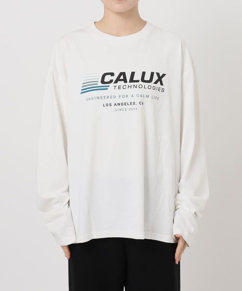 CALUX(キャラクス)の「【CALUX/キャラクス】BIG ロングスリーブ Tシャツ(Tシャツ/カットソー・レディース・ホワイト・FREE)」の15枚目の写真