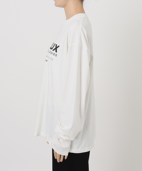 CALUX(キャラクス)の「【CALUX/キャラクス】BIG ロングスリーブ Tシャツ(Tシャツ/カットソー・レディース・ホワイト・FREE)」の4枚目の写真