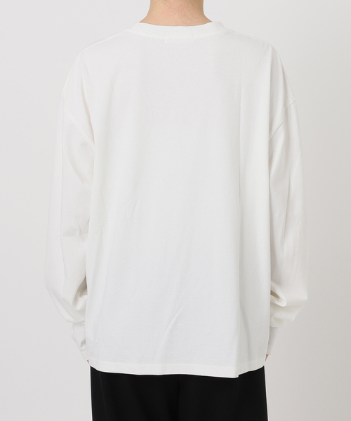 CALUX(キャラクス)の「【CALUX/キャラクス】BIG ロングスリーブ Tシャツ(Tシャツ/カットソー・レディース・ホワイト・FREE)」の5枚目の写真