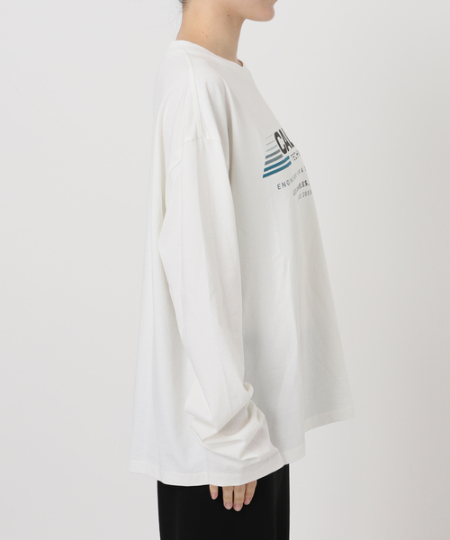CALUX(キャラクス)の「【CALUX/キャラクス】BIG ロングスリーブ Tシャツ(Tシャツ/カットソー・レディース・ホワイト・FREE)」の6枚目の写真