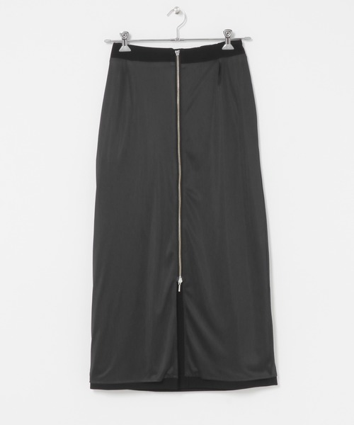 URBAN RESEARCH ROSSO WOMEN（アーバンリサーチ　ロッソ）の「フロントジップストレッチタイトスカート（スカート・レディース・オフホワイト/ブラック/イエロー・TALL/36/38）」の7枚目の写真