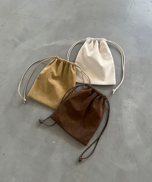 LOWRYS FARM(ローリーズファーム)の「Drawstring Pouch 1056920(ショルダーバッグ・レディース・ベージュ/ホワイト/ブラウン・FREE)」の20枚目の写真
