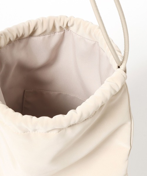 LOWRYS FARM(ローリーズファーム)の「Drawstring Pouch 1056920(ショルダーバッグ・レディース・ベージュ/ホワイト/ブラウン・FREE)」の10枚目の写真
