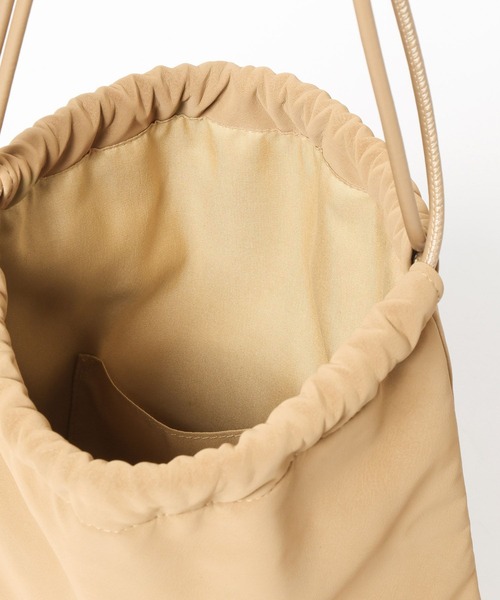 LOWRYS FARM(ローリーズファーム)の「Drawstring Pouch 1056920(ショルダーバッグ・レディース・ベージュ/ホワイト/ブラウン・FREE)」の11枚目の写真