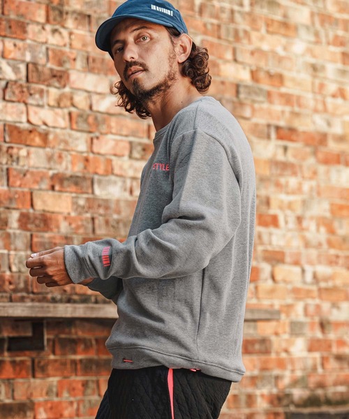 felkod(フィルコッド)の「msw1956- Back Fleece Sweatshirt バックフリーストレーナー(F26F150)(スウェット・メンズ・トップグレー/ブラック・L/M/S)」の5枚目の写真