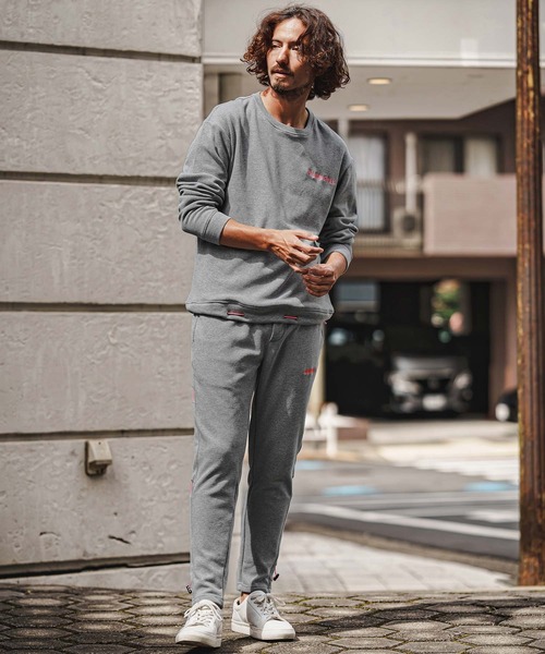felkod(フィルコッド)の「msw1956- Back Fleece Sweatshirt バックフリーストレーナー(F26F150)(スウェット・メンズ・トップグレー/ブラック・L/M/S)」の7枚目の写真