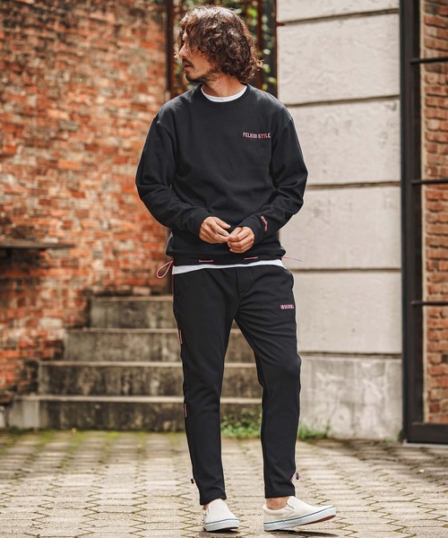 felkod(フィルコッド)の「msw1956- Back Fleece Sweatshirt バックフリーストレーナー(F26F150)(スウェット・メンズ・トップグレー/ブラック・L/M/S)」の11枚目の写真