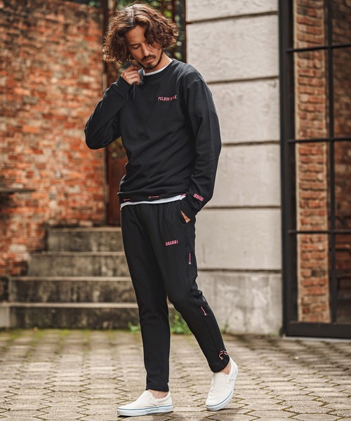 felkod(フィルコッド)の「msw1956- Back Fleece Sweatshirt バックフリーストレーナー(F26F150)(スウェット・メンズ・トップグレー/ブラック・L/M/S)」の12枚目の写真