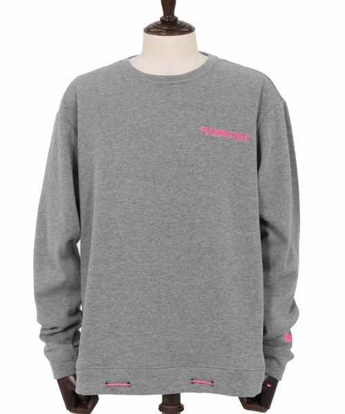 felkod(フィルコッド)の「msw1956- Back Fleece Sweatshirt バックフリーストレーナー(F26F150)(スウェット・メンズ・トップグレー/ブラック・L/M/S)」の15枚目の写真