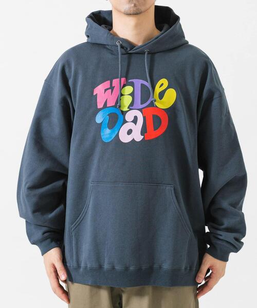 Wide Dad(ワイドダッド)の「Wide Dad GRAPHIC HOODIE WITH HATCH(パーカー・メンズ・グリーン/グレー・1/2)」の5枚目の写真