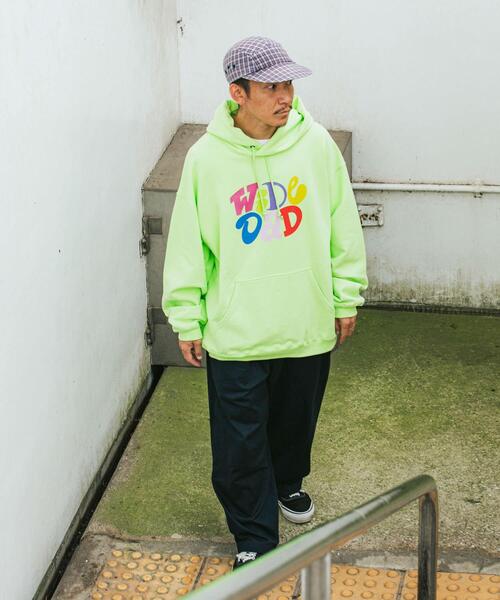 Wide Dad(ワイドダッド)の「Wide Dad GRAPHIC HOODIE WITH HATCH(パーカー・メンズ・グリーン/グレー・1/2)」の12枚目の写真