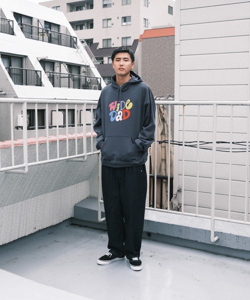 Wide Dad(ワイドダッド)の「Wide Dad GRAPHIC HOODIE WITH HATCH(パーカー・メンズ・グリーン/グレー・1/2)」の16枚目の写真