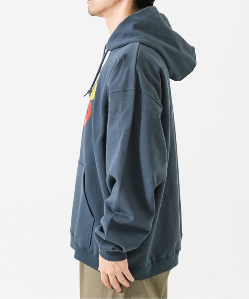 Wide Dad(ワイドダッド)の「Wide Dad GRAPHIC HOODIE WITH HATCH(パーカー・メンズ・グリーン/グレー・1/2)」の21枚目の写真