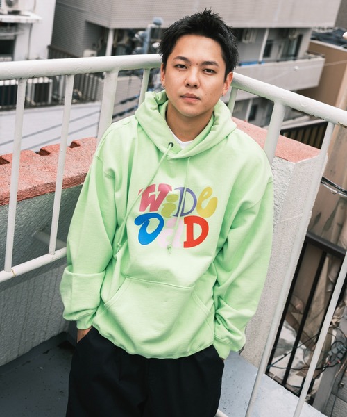 Wide Dad(ワイドダッド)の「Wide Dad GRAPHIC HOODIE WITH HATCH(パーカー・メンズ・グリーン/グレー・1/2)」の18枚目の写真