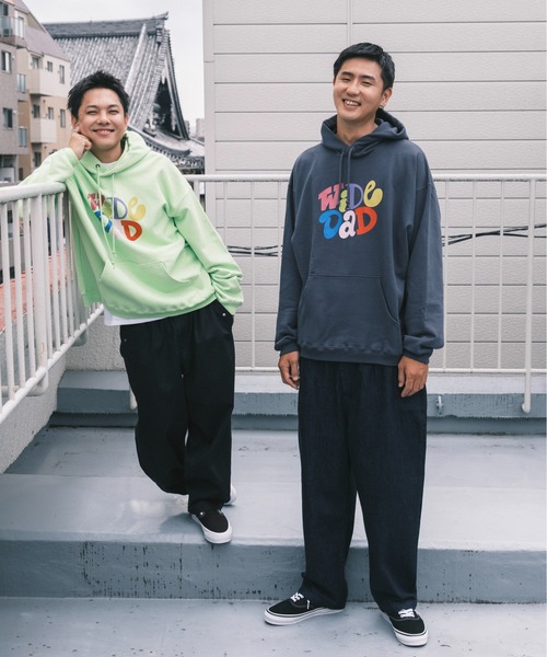 Wide Dad(ワイドダッド)の「Wide Dad GRAPHIC HOODIE WITH HATCH(パーカー・メンズ・グリーン/グレー・1/2)」の19枚目の写真