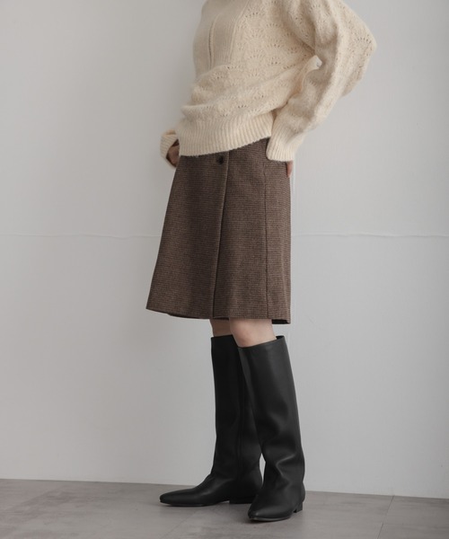 URBAN RESEARCH Sonny Label（アーバンリサーチサニーレーベル）の「『WEB限定』ツイードミニキュロットスカート（その他パンツ・レディース・ブラウン/ダークブラウン・36/38）」の13枚目の写真