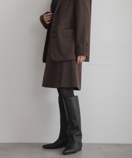 URBAN RESEARCH Sonny Label（アーバンリサーチサニーレーベル）の「『WEB限定』ツイードミニキュロットスカート（その他パンツ・レディース・ブラウン/ダークブラウン・36/38）」の6枚目の写真