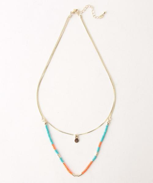 Another Edition（アナザーエディション）の「2Wayフリンジロングネックレス/AEBC 2Way FRNG Long NL（ネックレス・レディース・ゴールド/シルバー・FREE）」の7枚目の写真