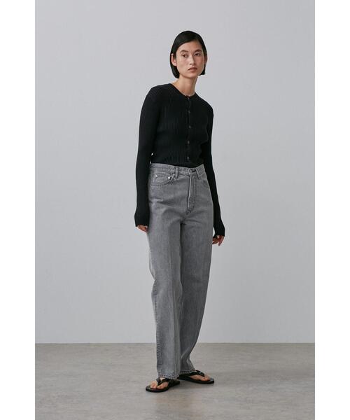 YLEVE(イレーヴ)の「YLEVE / 13.5oz DENIM PRESSED 5P FADE(デニムパンツ・レディース・ブラック/ブルー・1/0/2)」の3枚目の写真