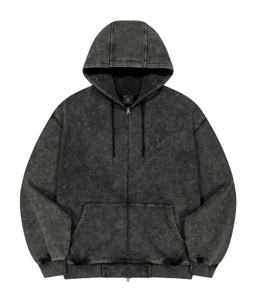 BROWNBREATH(ブラウンブレス)の「ヴィンテージウォッシュ タグ付きフードジップアップ(パーカー・レディース・ブラウン/カーキ/チャコール・SMALL/MEDIUM/LARGE/X-LARGE)」の5枚目の写真