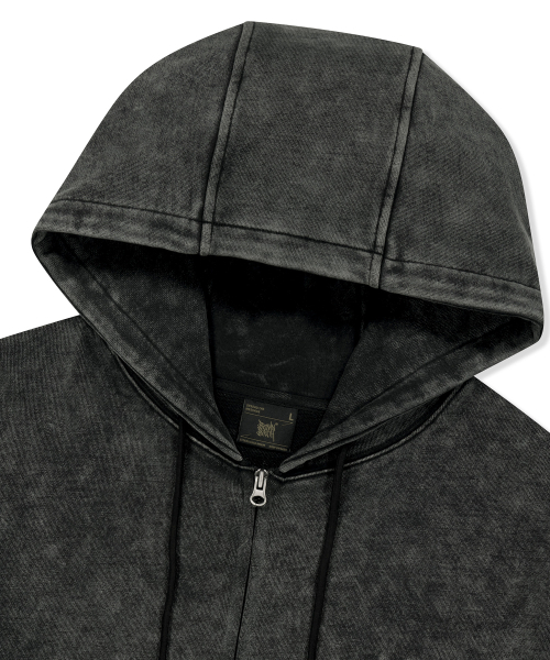 BROWNBREATH(ブラウンブレス)の「ヴィンテージウォッシュ タグ付きフードジップアップ(パーカー・レディース・ブラウン/カーキ/チャコール・SMALL/MEDIUM/LARGE/X-LARGE)」の12枚目の写真