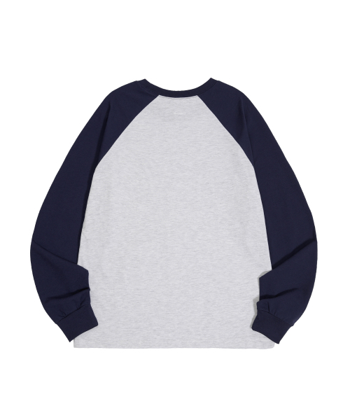 ROIDESROIS(ロワデロワ)の「ブラシハートロゴラグラン長袖Tシャツ(ネイビー)(Tシャツ/カットソー・レディース・その他・1/2)」の2枚目の写真