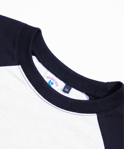 ROIDESROIS(ロワデロワ)の「ブラシハートロゴラグラン長袖Tシャツ(ネイビー)(Tシャツ/カットソー・レディース・その他・1/2)」の3枚目の写真