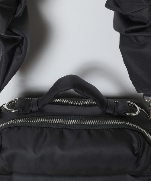 JEANASIS（ジーナシス）の「マルチWAYナイロンギャザーBAG/1084723（ショルダーバッグ・レディース・グレー/ブラウン/ブラック・FREE）」の20枚目の写真