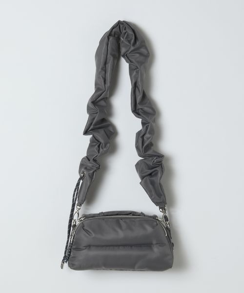 JEANASIS（ジーナシス）の「マルチWAYナイロンギャザーBAG/1084723（ショルダーバッグ・レディース・グレー/ブラウン/ブラック・FREE）」の15枚目の写真