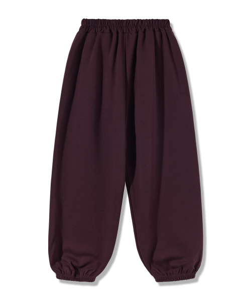 PIANER KIDS(ピアネールキッズ)の「パイピングジョガースウェットパンツ(バーガンディ)(スウェットパンツ・レディース・バーガンディー・M(130-140cm)/L(140-150㎝)/S(120-130cm)/XL(150-160㎝))」の6枚目の写真