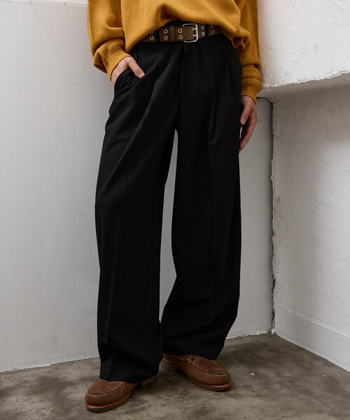 Dickies(ディッキーズ)の「Dickies × PUBLUX/ディッキーズ 別注 タック ワイド ワークパンツ 限定展開(その他パンツ・メンズ・ブラック/ストライプ/チャコールグレー・LARGE/MEDIUM/SMALL)」の21枚目の写真