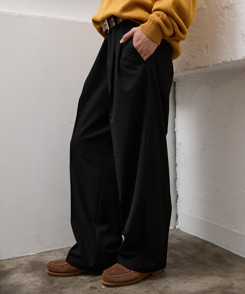 Dickies(ディッキーズ)の「Dickies × PUBLUX/ディッキーズ 別注 タック ワイド ワークパンツ 限定展開(その他パンツ・メンズ・ブラック/ストライプ/チャコールグレー・LARGE/MEDIUM/SMALL)」の22枚目の写真