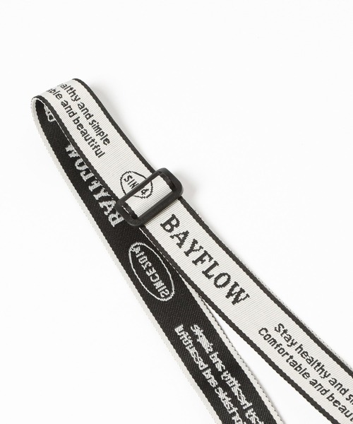 BAYFLOW（ベイフロー）の「ロゴテープキルト巾着（ショルダーバッグ・レディース・ブラック/カーキ・FREE）」の16枚目の写真