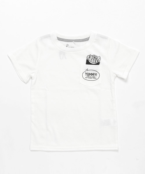 GLOBAL WORK（グローバルワーク）の「キッズ【吸水速乾】ハリポケＴ半袖/711388（Tシャツ/カットソー・キッズ・ネイビー/ホワイト系その他/ホワイト/グレー/その他/グレー系その他・SMALL/LARGE/MEDIUM/X-LARGE）」の6枚目の写真