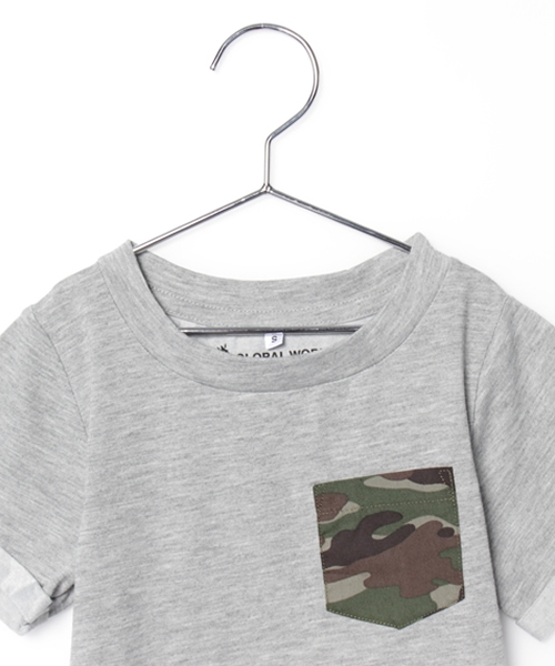 GLOBAL WORK（グローバルワーク）の「キッズ【吸水速乾】ハリポケＴ半袖/711388（Tシャツ/カットソー・キッズ・ネイビー/ホワイト系その他/ホワイト/グレー/その他/グレー系その他・SMALL/LARGE/MEDIUM/X-LARGE）」の7枚目の写真