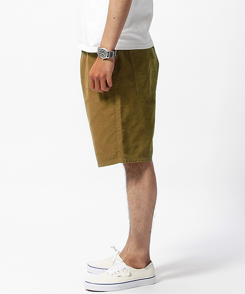 BEAMS（ビームス）の「BEAMS / バギーコーデュロイショーツ（その他パンツ・メンズ・セージグリーン/ブラウン・LARGE/SMALL/MEDIUM）」の7枚目の写真