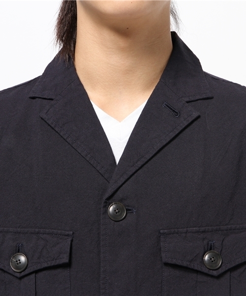 URBAN RESEARCH(アーバンリサーチ)の「URBAN RESEARCH 綿麻サファリJKT(その他アウター・メンズ・カーキ/ベージュ/ネイビー・LARGE/MEDIUM)」の13枚目の写真