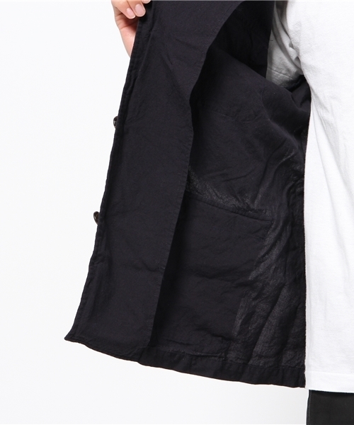 URBAN RESEARCH(アーバンリサーチ)の「URBAN RESEARCH 綿麻サファリJKT(その他アウター・メンズ・カーキ/ベージュ/ネイビー・LARGE/MEDIUM)」の5枚目の写真