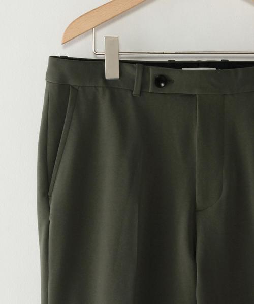 Steven Alan（スティーブンアラン）の「＜Steven Alan＞ CU/N STRC JRSY WIDE TAPERED/ﾊﾟﾝﾂ◆（スラックス・メンズ・オリーブ/モカ/ブラック・LARGE/SMALL/MEDIUM/X-LARGE）」の6枚目の写真