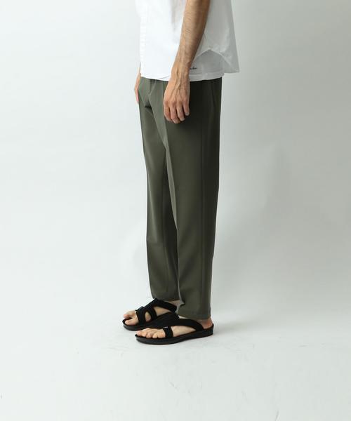 Steven Alan（スティーブンアラン）の「＜Steven Alan＞ CU/N STRC JRSY WIDE TAPERED/ﾊﾟﾝﾂ◆（スラックス・メンズ・オリーブ/モカ/ブラック・LARGE/SMALL/MEDIUM/X-LARGE）」の17枚目の写真