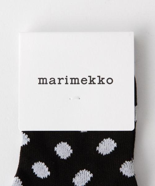 marimekko（マリメッコ）の「【KIDS】marimekko(マリメッコ) ドットソックス（ソックス/靴下・キッズ・ブラック/レッド・13.5-15cm）」の5枚目の写真