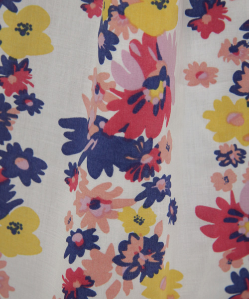 MILKFED.（ミルクフェド）の「BLOOM DOLLY DRESS 花柄（ワンピース・レディース・ホワイト/パープル・X-SMALL/SMALL）」の9枚目の写真